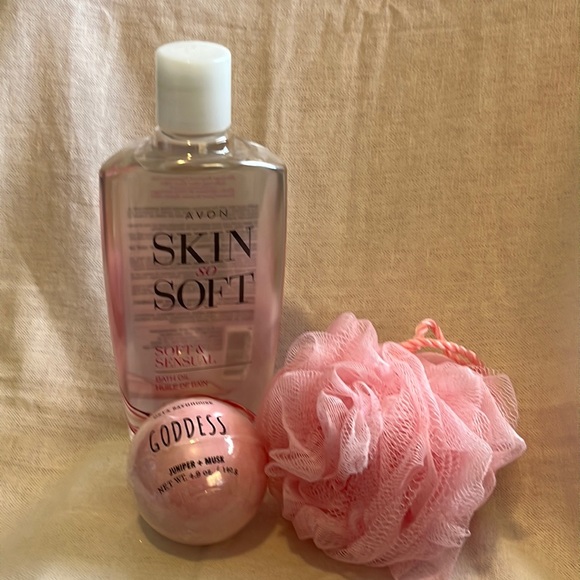 Avon Other - Avon Skin So Soft Soft and Sensual Bath Bundle.